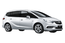 Car Hire Thornton Cleveleys - Vauxhall Zafira 7-Seater - Minibus hire Thornton cleveleys